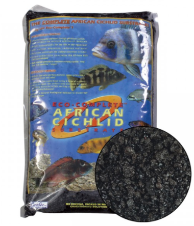 CaribSea Eco-Complete Cichlid Zack Black - 20 lb