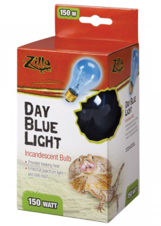 Zilla Incandescent Day Blue Light Bulb - 150 W