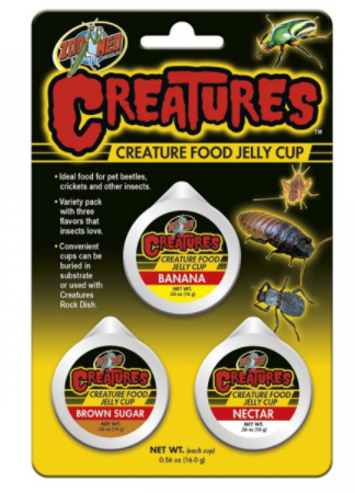 Zoo Med Creatures Creature Food Jelly Cup - 3 pk