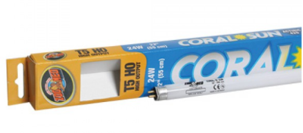 Zoo Med 420nm Actinic Coral Sun T5-HO Fluorescent Lamp - 24 W - 24"
