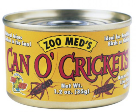 Zoo Med Can O' Crickets - 1.2 oz