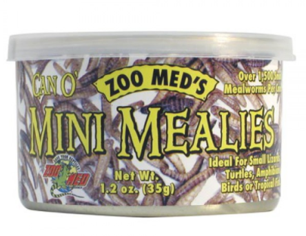 Zoo Med Can O' Mini Mealies - 1.2 oz